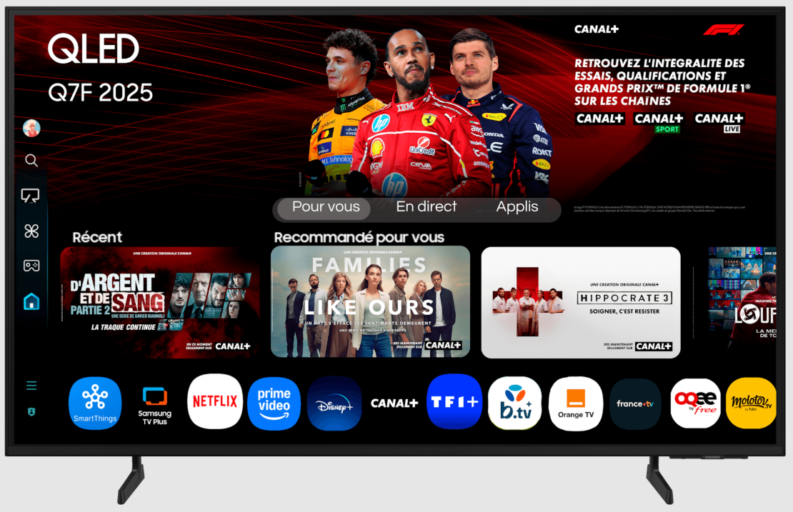 TV SAMSUNG 65 TQ65Q7F UHD QLED SMARTTV IA HDR10+
