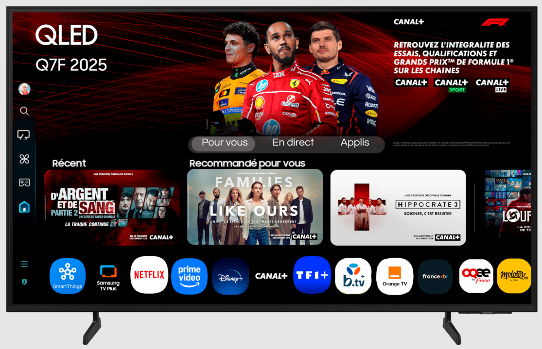 TV SAMSUNG 85 TQ85Q7F UHD QLED SMARTTV IA HDR10+