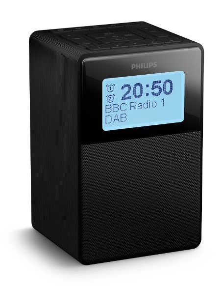 RADIO RELOJ PHILIPS TAR5100 BT FM/DAB+ NEGRO