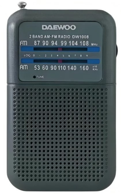 RADIO PORTATIL DAEWOO DW1008GR AM/FM ANTENA TELES