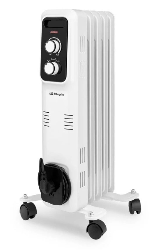 RADIADOR ACEITE ORBEGOZO RL1000 1000W 5 ELEMENTOS
