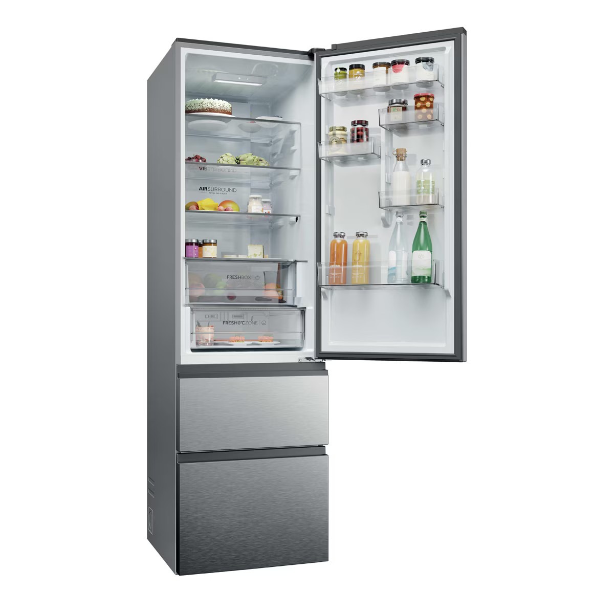 FRICOM. HAIER HTR3620CNMP 205x60 NF INOX 3D 3P