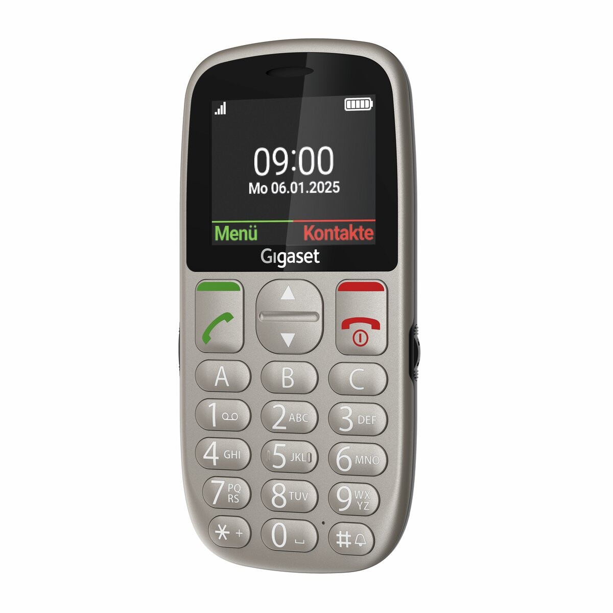 SENIORPHONE GIGASET GL395 2,2 GREY TITAN