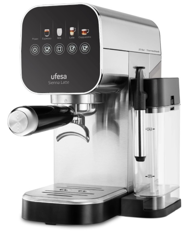 CAFET. UFESA SIENNA LATE EXPRESS 1360W 20B TACTIL 0,9L