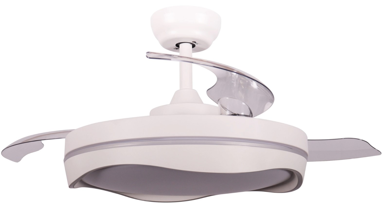 VENTILADOR TECHO FM VR1500 107CM RETRAC BLNCO ONDA