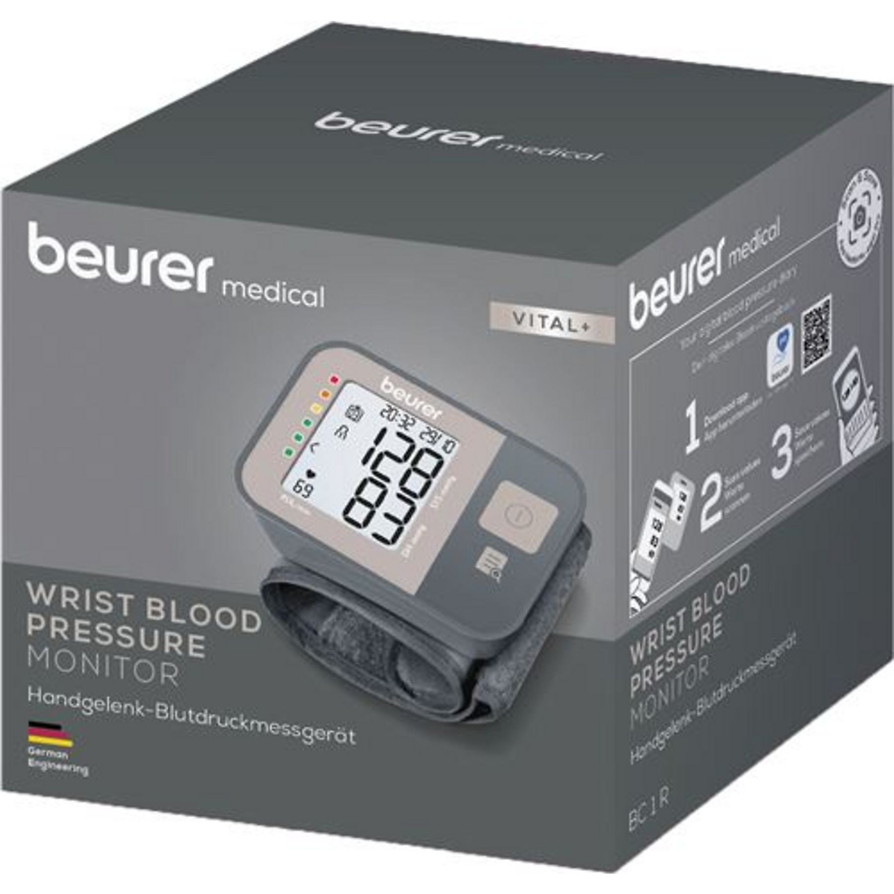 TENSIOMETRO BEURER BC1R VITAL+ MUÑECA ARRITMIA