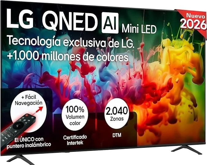 TV LG 85 85QNED70B6A UHD QNED MINILED A7 WEBOS26