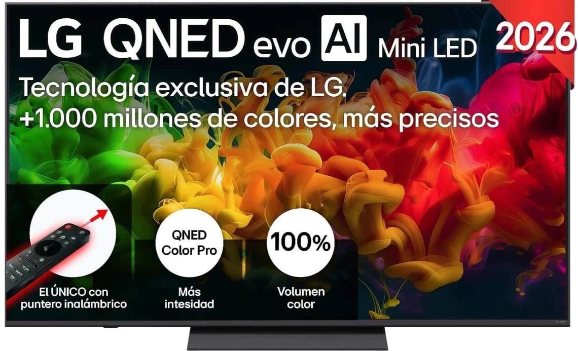 TV LG 55 55QNED81B6A UHD QNED EVO MINILED A7 W26