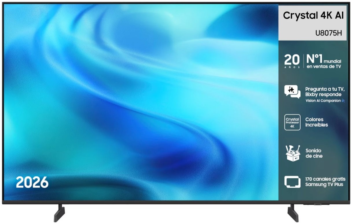 TV SAMSUNG 43 TU43U8075H CRYSTAL UHD SMART TV BT