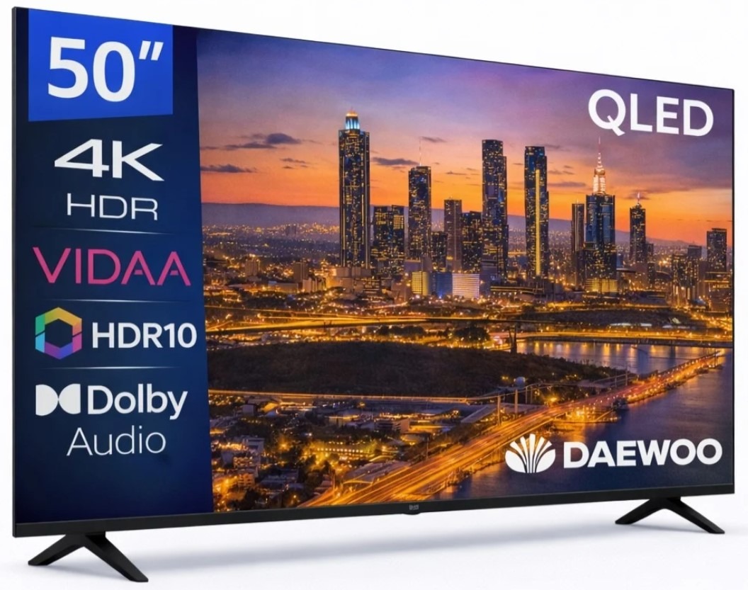 TV DAEWOO 50 50VB56QV UHD QLED SMART TV HDR10