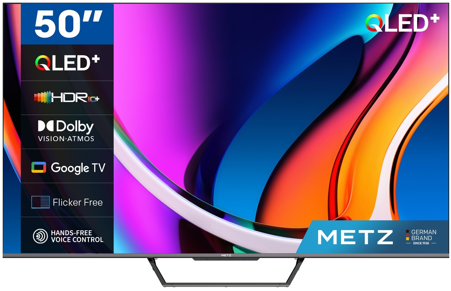 TV METZ 50 50MQD7500Z UHD QLED GOOGLETV DOLBYATMO
