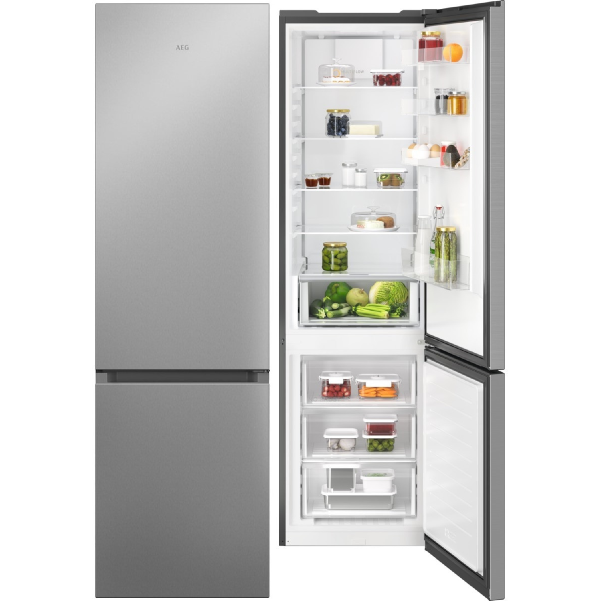 FRICOM. AEG ORC6N361DS 202x60 NF LOOK INOX