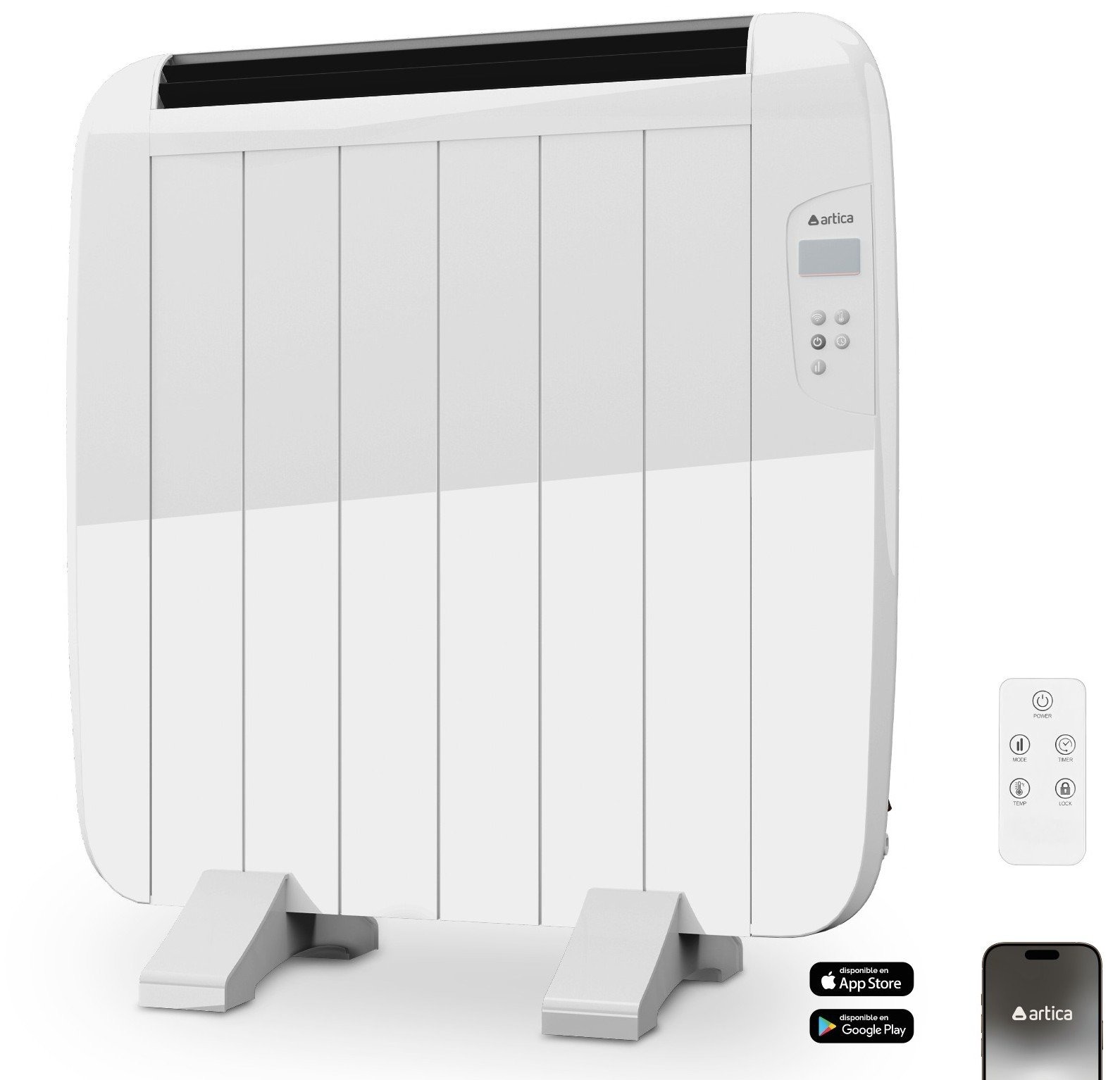 EMISOR SECO ARTICA AETS900 900W LCD WIFI