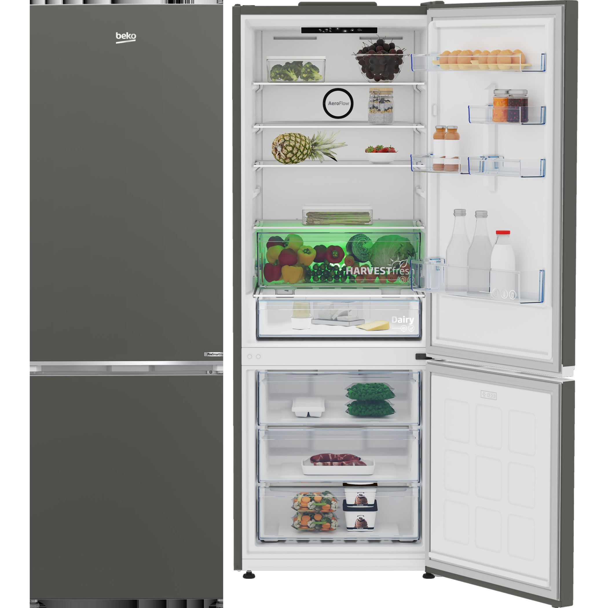 FRICOM. BEKO B3RCNE564HG 192x70 INOX