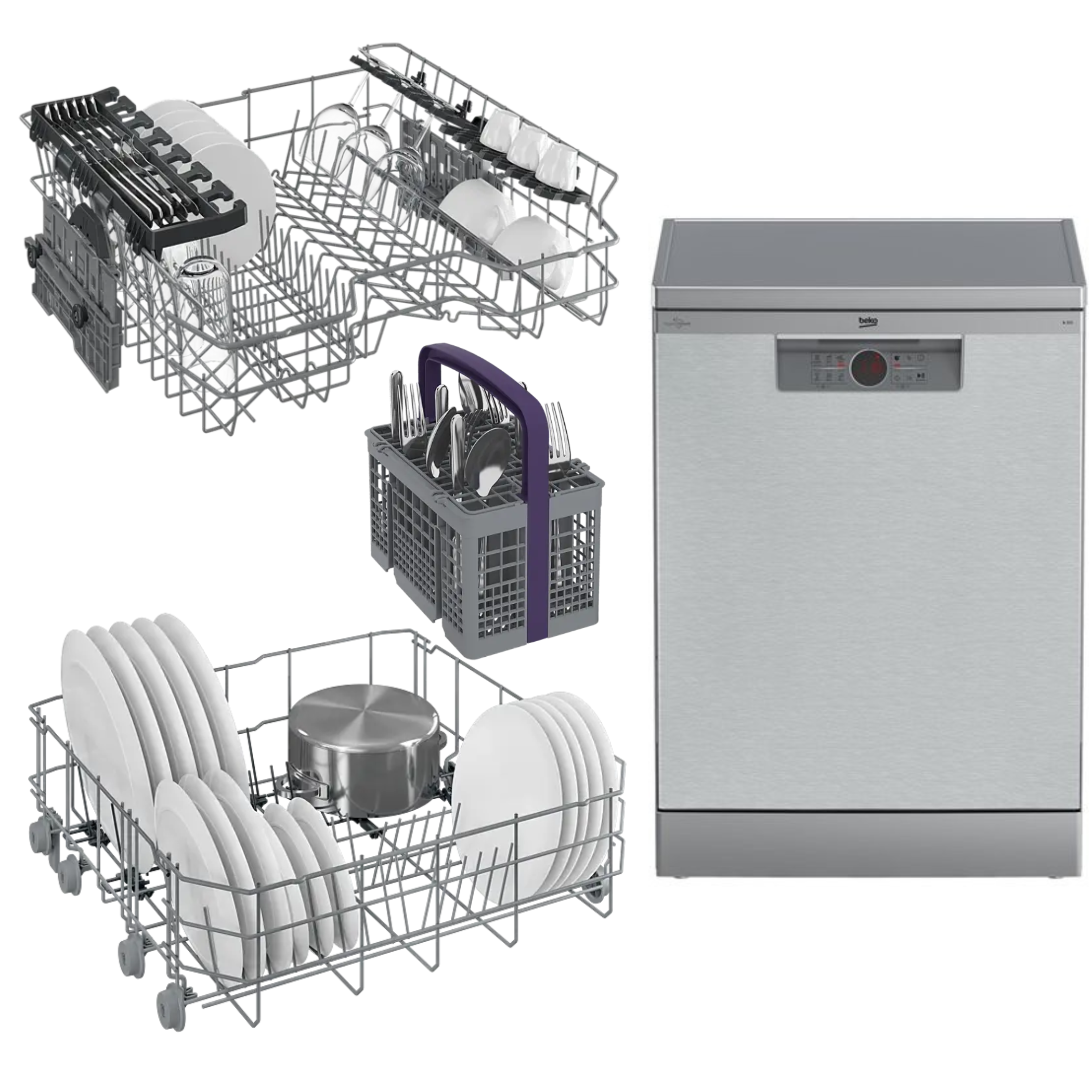 LVJ. BEKO BDFN26430X INOX DSP