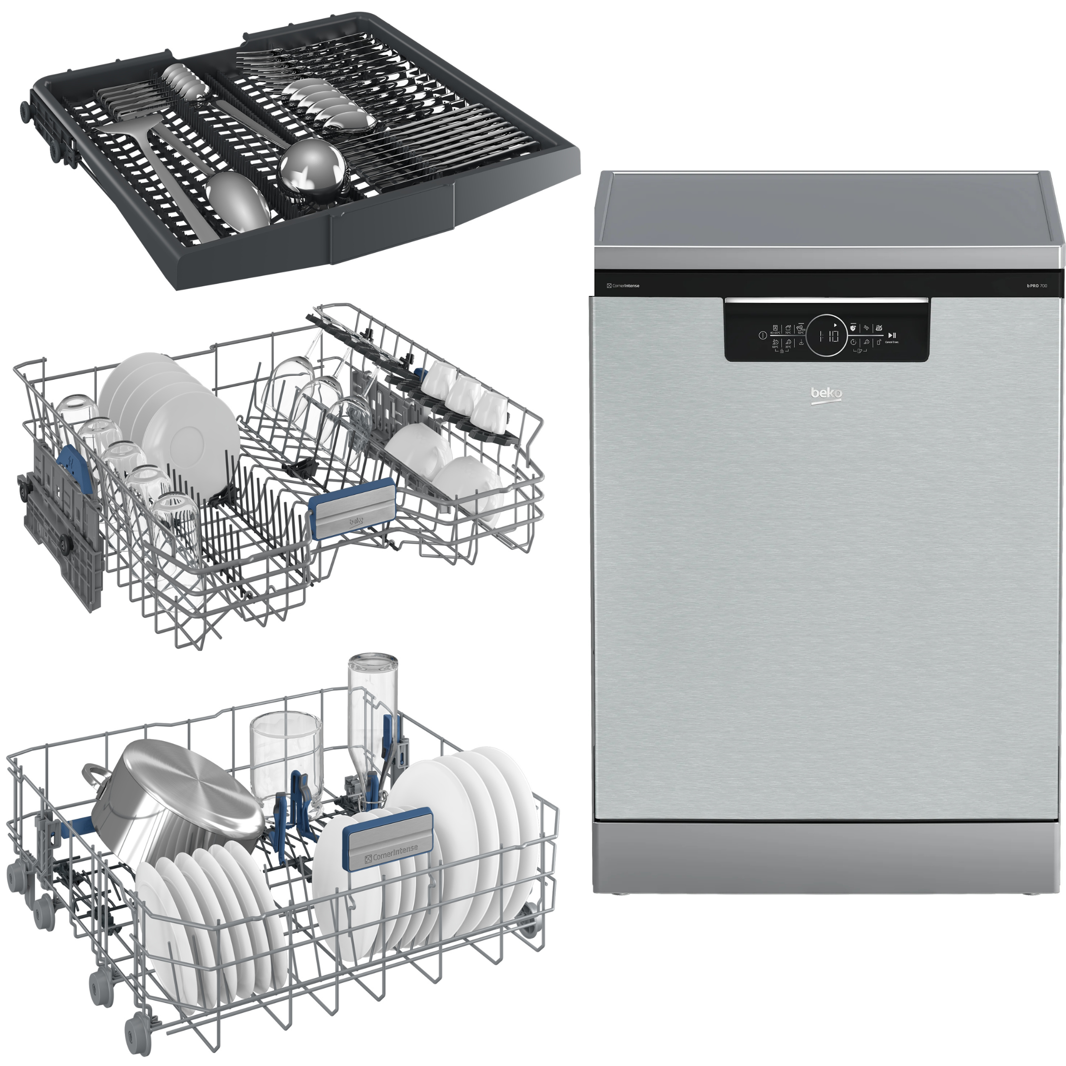 LVJ. BEKO BDFN36560XC 3ªB DSP INOX