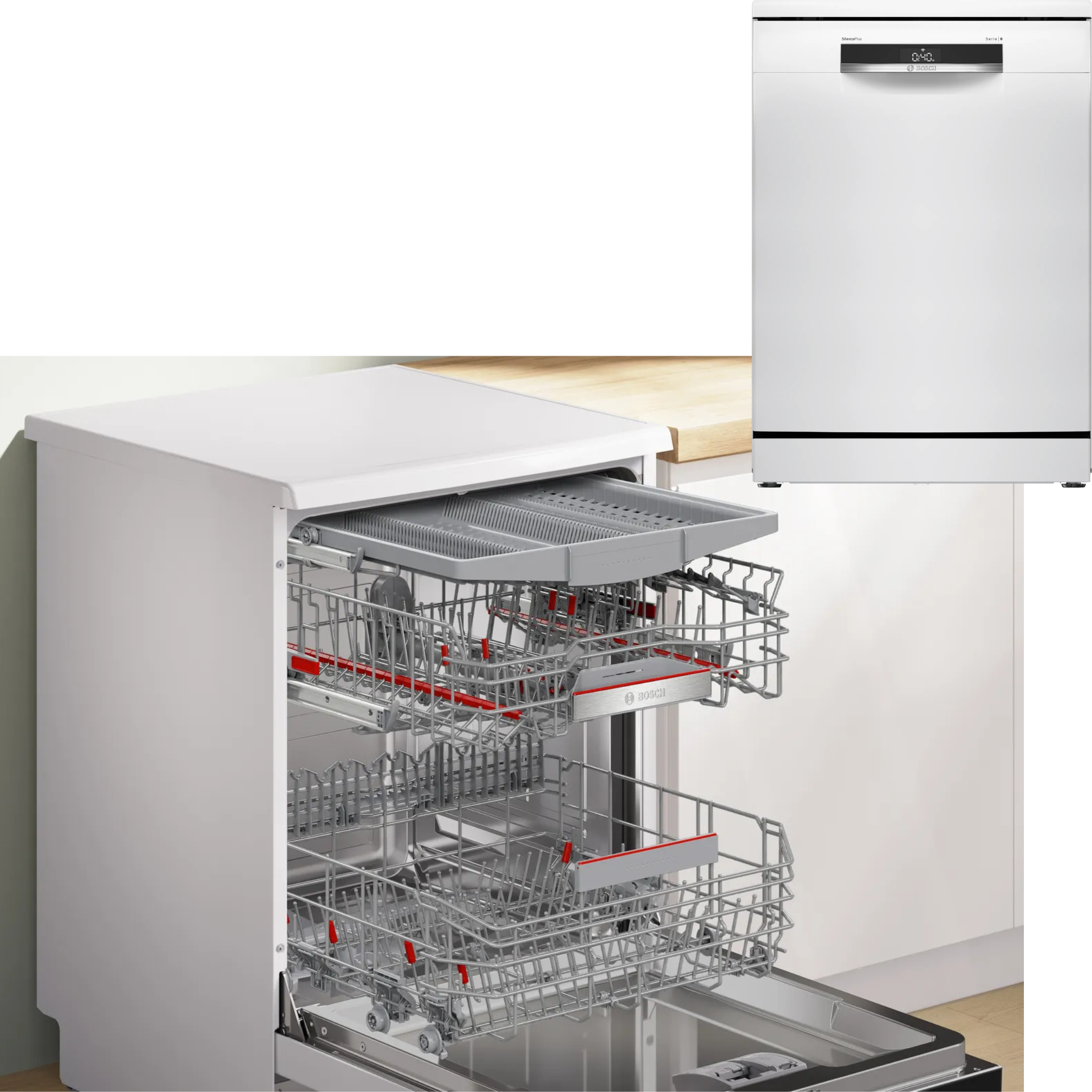 LVJ. BOSCH SMS6ECW15E 6P 3ªB 42DB DSP BCO