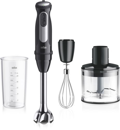 BATID. BRAUN MQ55236MBK 1000W C/A PIE INOX 25V N/I