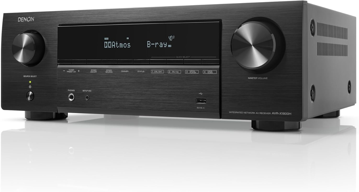 RECEPTOR DENON AVR-X1800HDAB NEGRO D1569