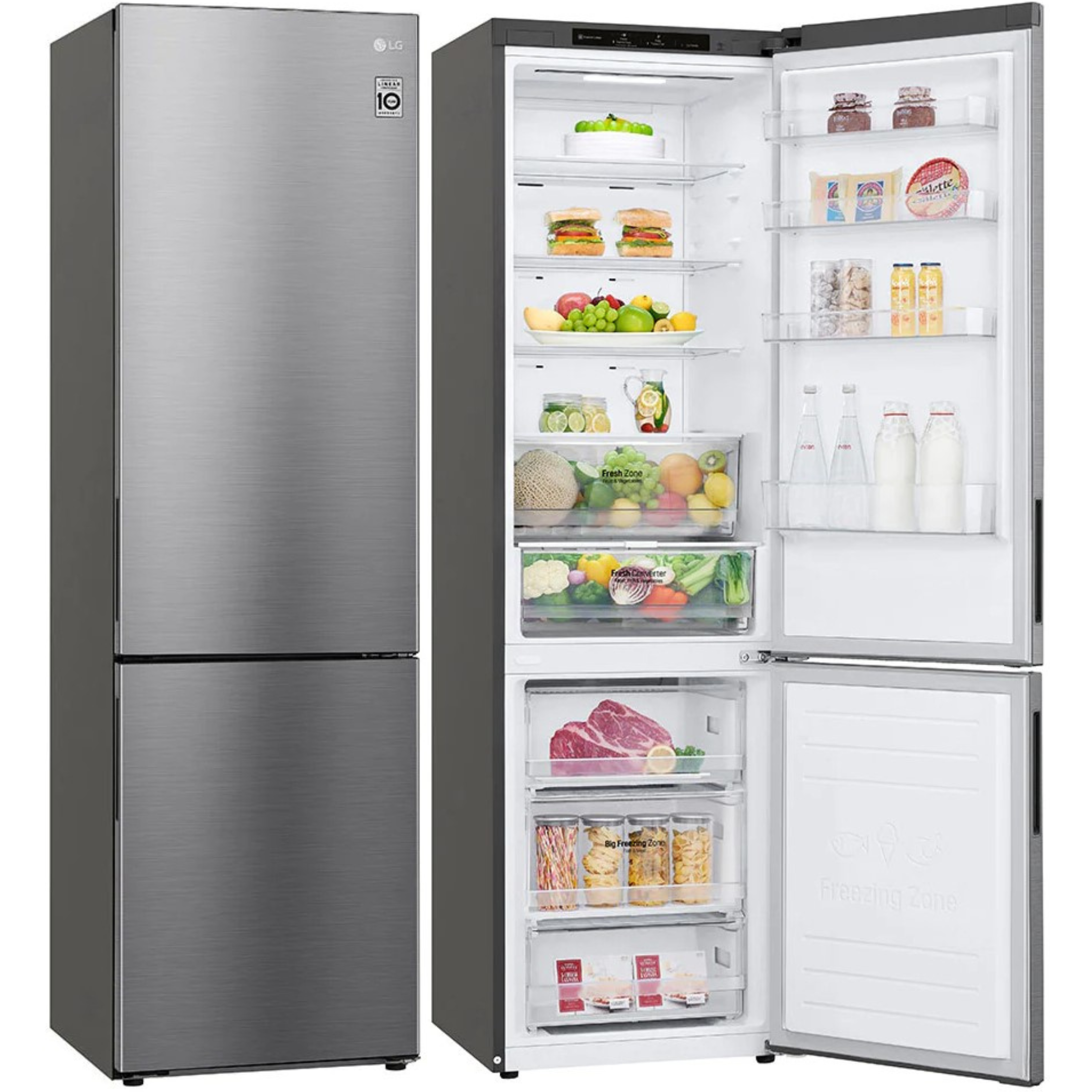 FRICOM. LG GBP62PZNBC 203x60 NF INOX 0º DC