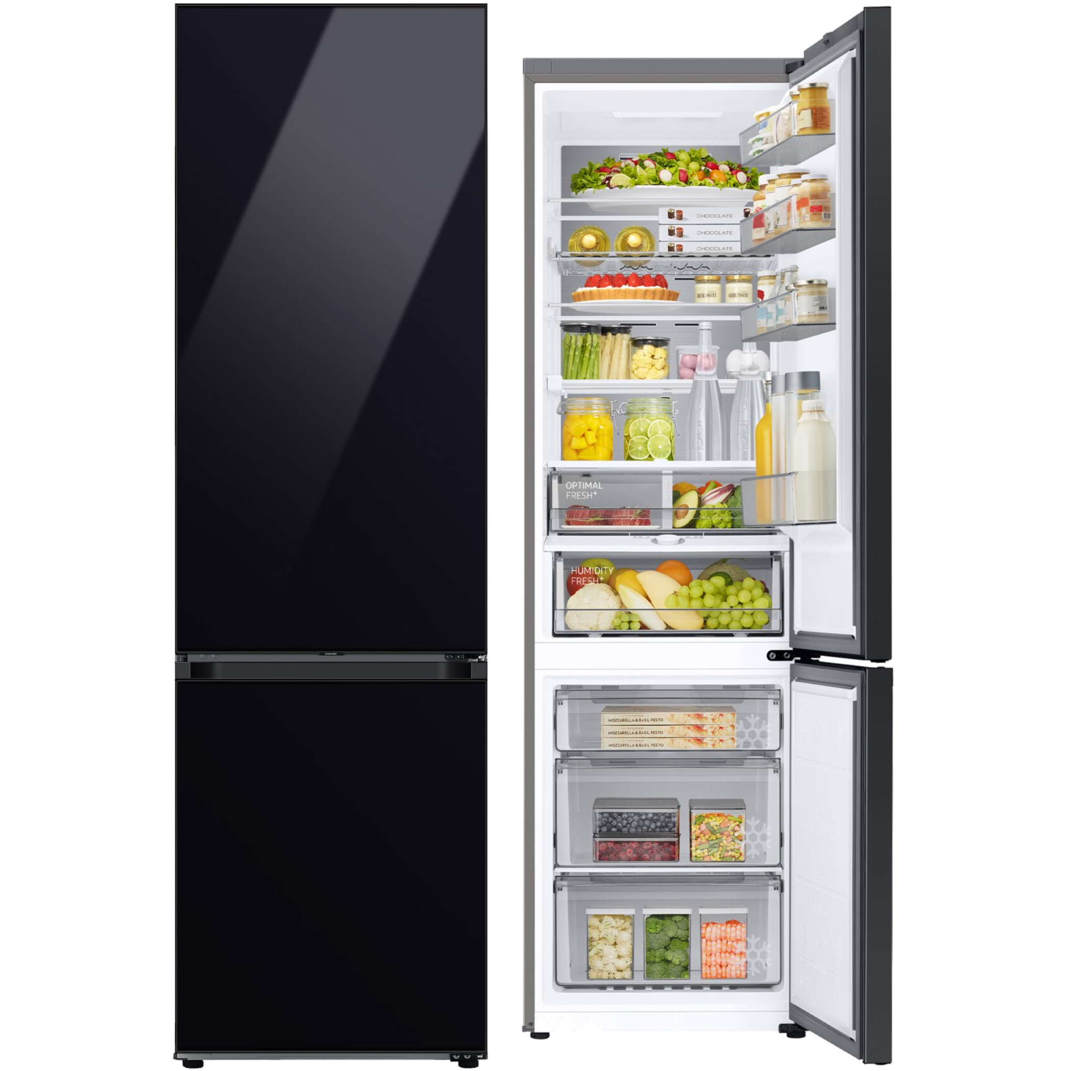 FRICOM. SAMSUNG RB38C7B6D22/EF 203x60 NF NEGRO