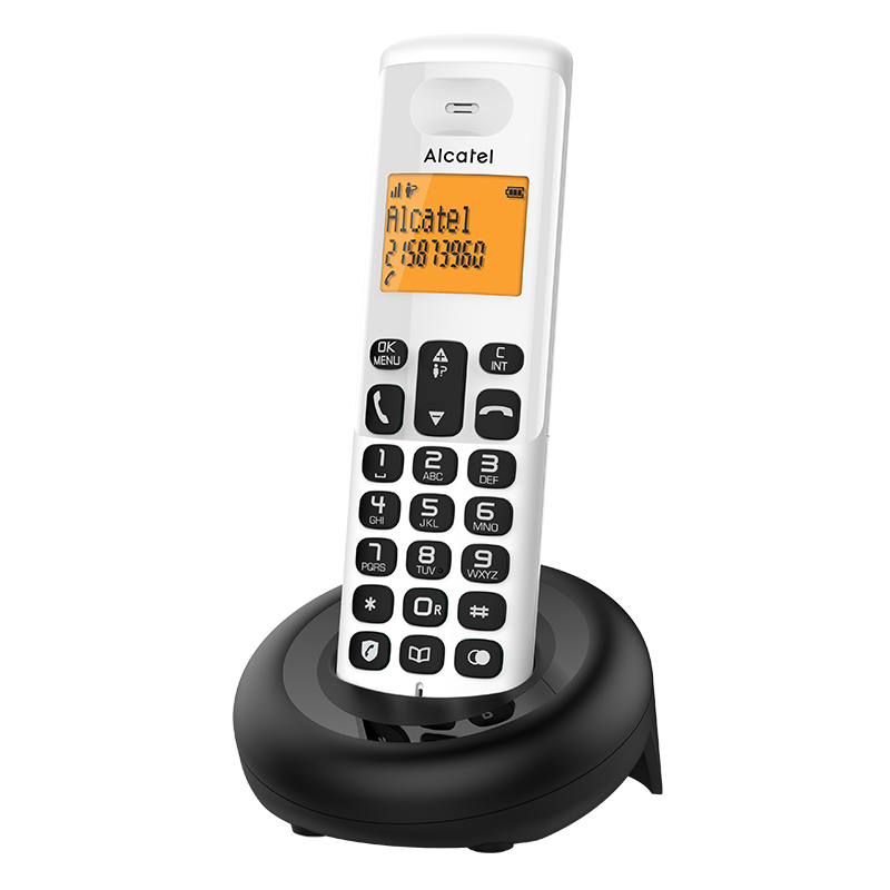 TELEFONO DECT ALCATEL E160 WHITE CALL BLOCK