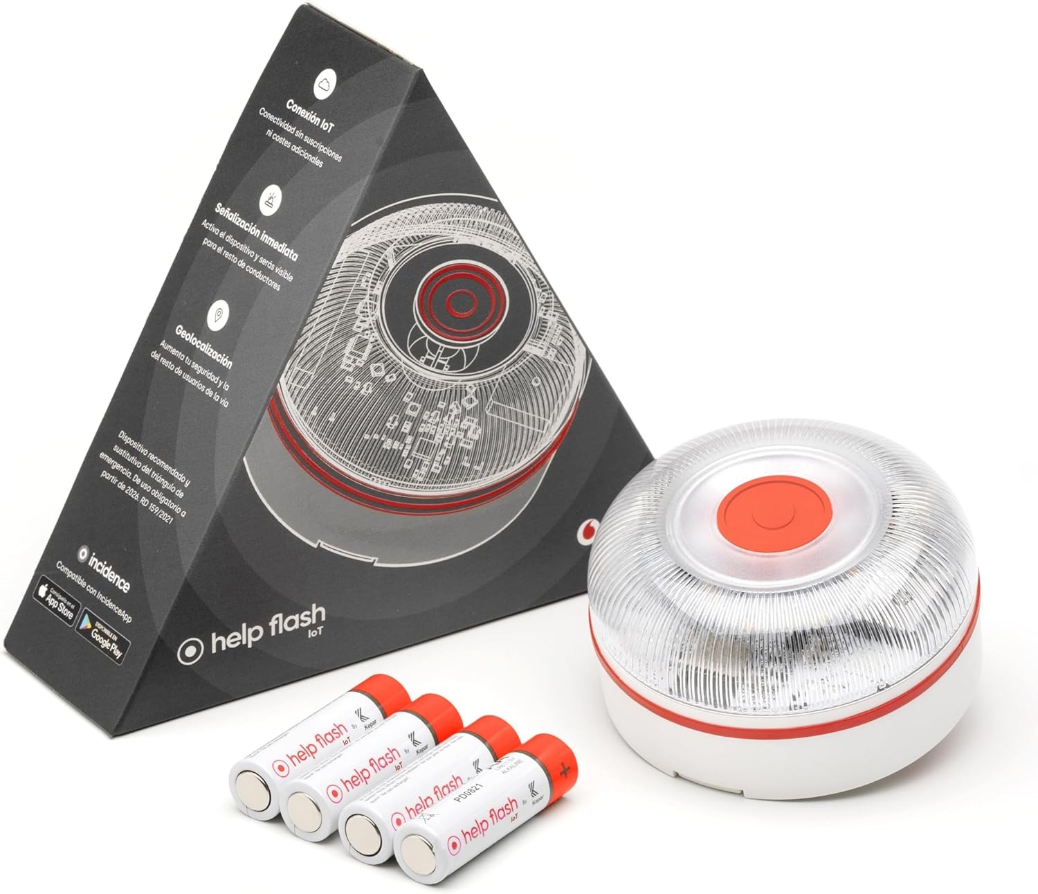 BALIZA GEOLOCALIZABLE HELP FLASH IoT V16 PD-000064