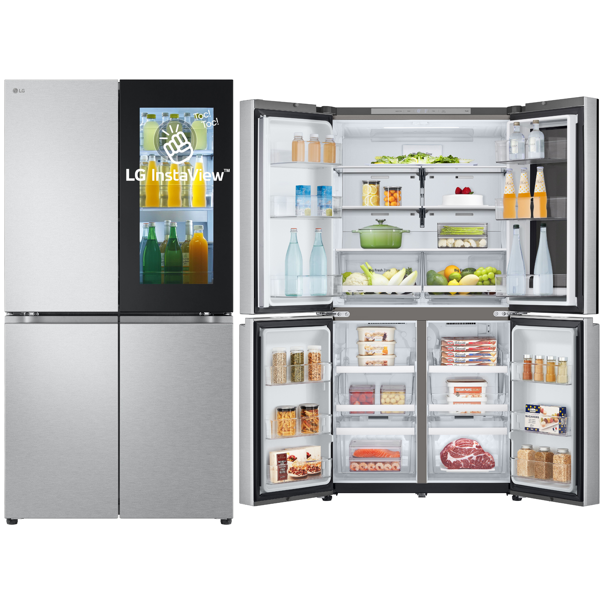 FRI. LG GMV960MBDE 179x92x73 4P INOX INSTAVIEW