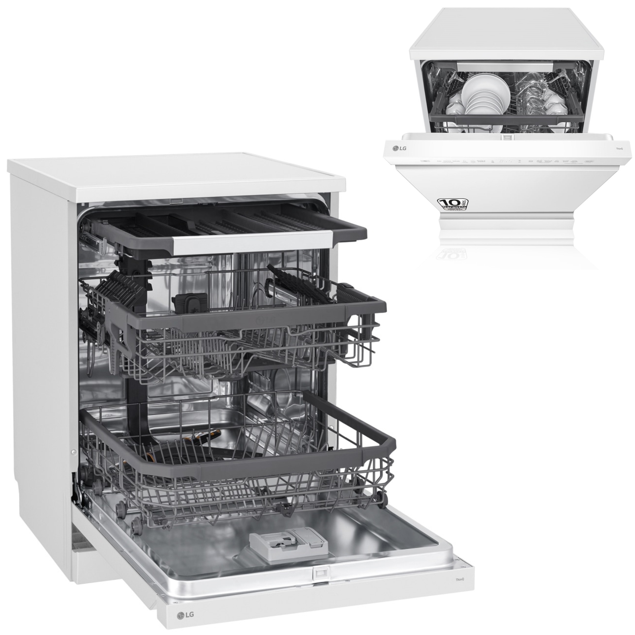 LVJ. LG DF355FW BLANCO INV. 3ªBAND QUADW DSP