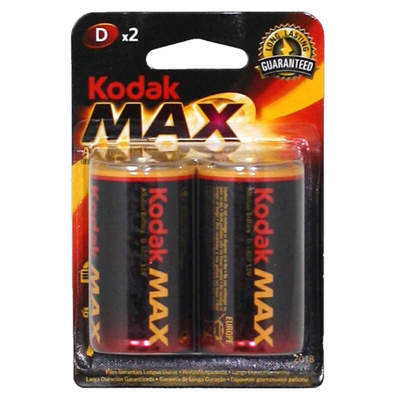 PILA KODAK LR20-KD-2 1,5v 1 BLISTER MAX SUPER ALKA