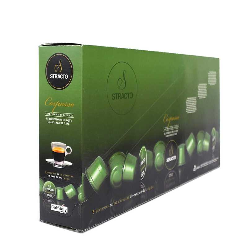 PACK 8ESTUCHES DE 10CAPSUL.STRACTO CORPOSSO 117050