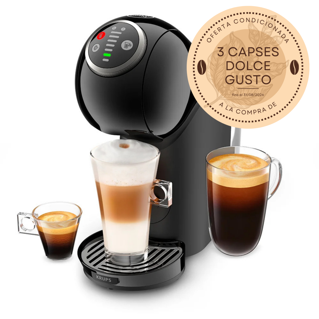 CAFET. KRUPS KP3408 GENIO S PLUS DOLCE GUSTO NEGRA