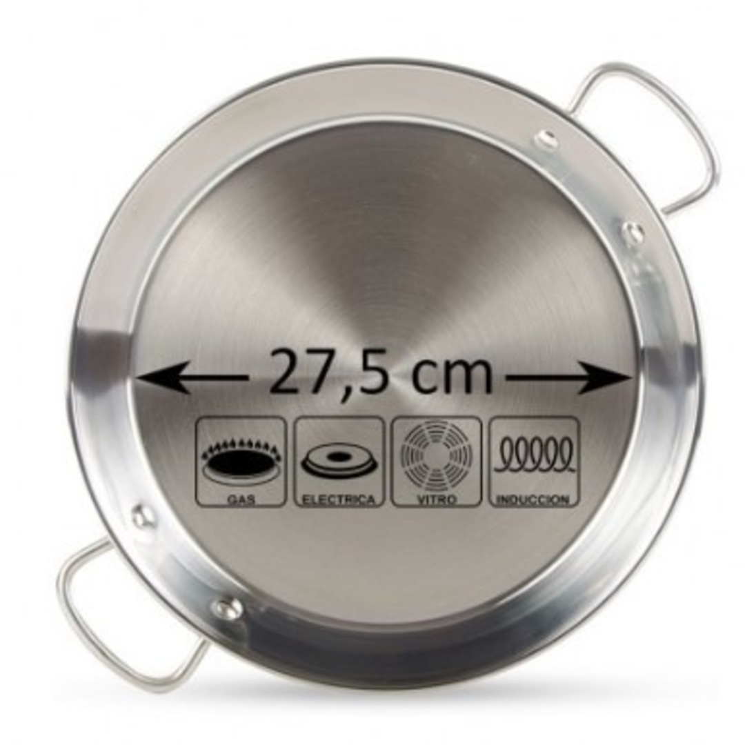 PAELLERA GUISON 32CM INOX INDUCCION