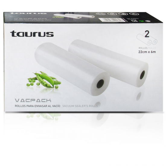 BOLSA ENVASADORA TAURUS ROLLO 2UDS 22x6