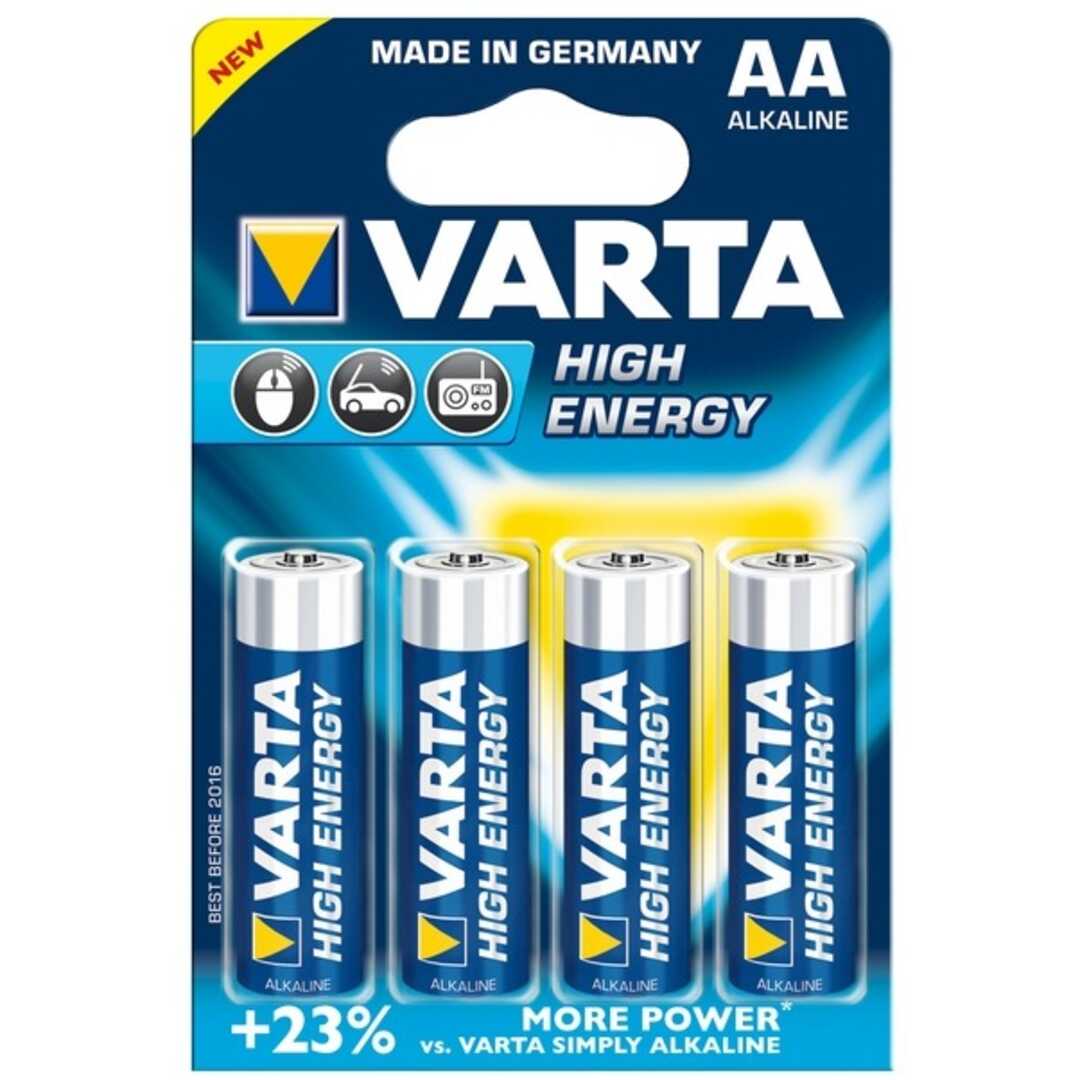 PILA VARTA LR06 AA ALC. LONG POWER 1 BLISTER