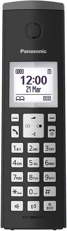 TELEFONO DECT PANASONIC KX-TGK210SPB NEGRO