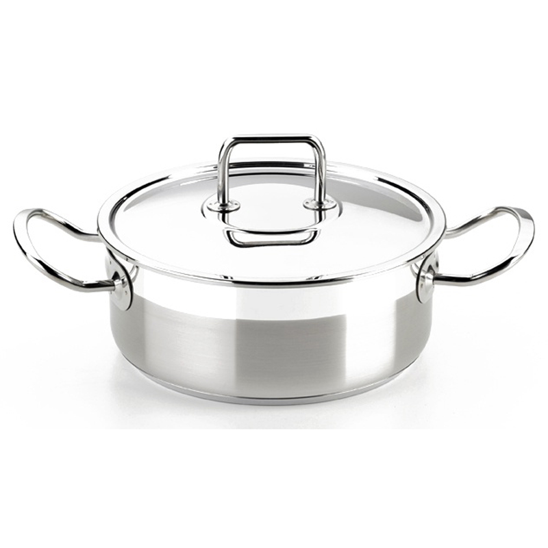 CACEROLA BRA PROFESIONAL 22CM TAPA INOX
