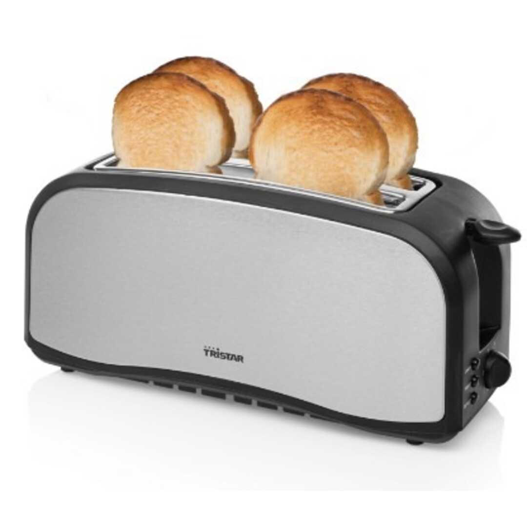 TOST. TRISTAR BR1046 2R LARGA INOX 1400W