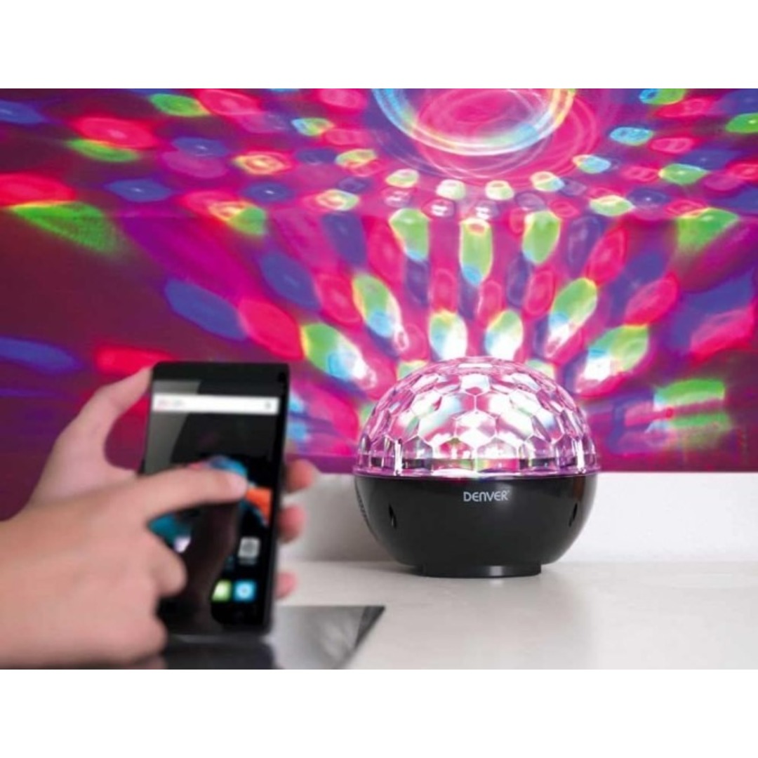 ALTAVOZ DENVER BTL-65 LUZ BLUETOOTH 2 X 3W
