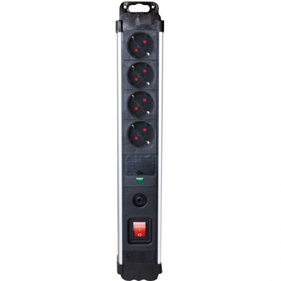 REGLETA SILVERSANZ 4 PROTEC SOBRETENSION INDUSTRIA