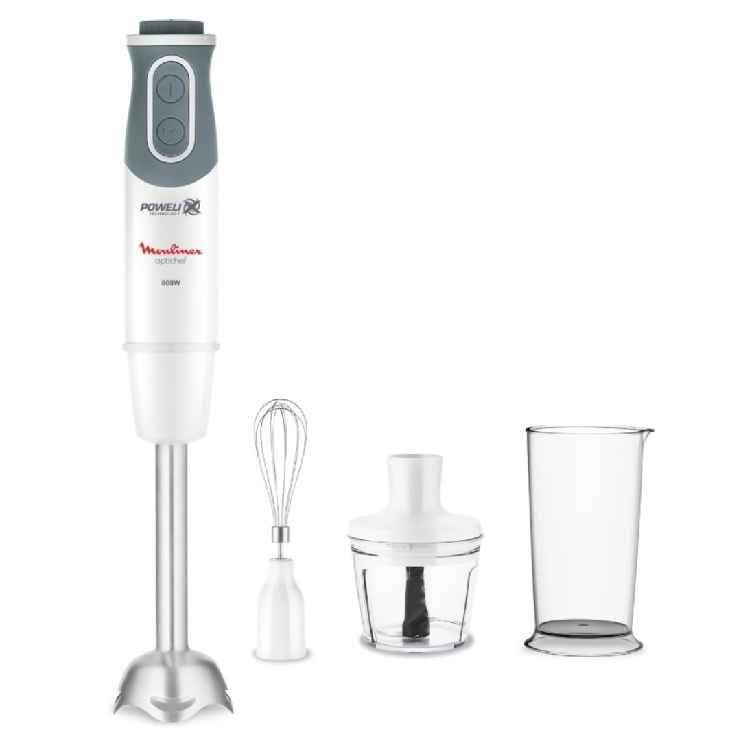 BATID. MOULINEX DD642110 800W C/A PIE INOX BLANCO
