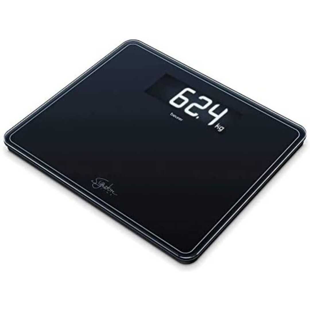 BASCULA BEURER GS410 VIDRIO NEGRA 200K GRAN LCD