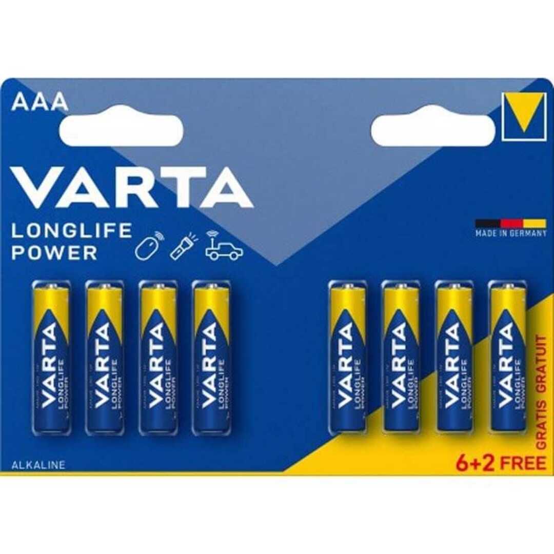 PILA VARTA LR03 AAA 6+2 LONG POWER 1 BLISTER