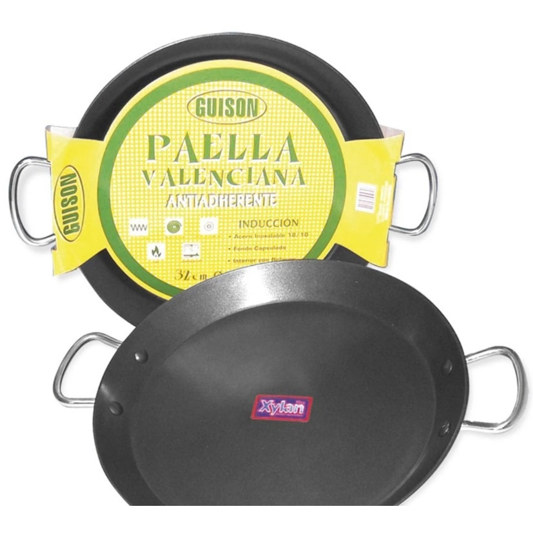 PAELLERA GUISON 36CM INOX INDUCCION ANTIADHERENTE