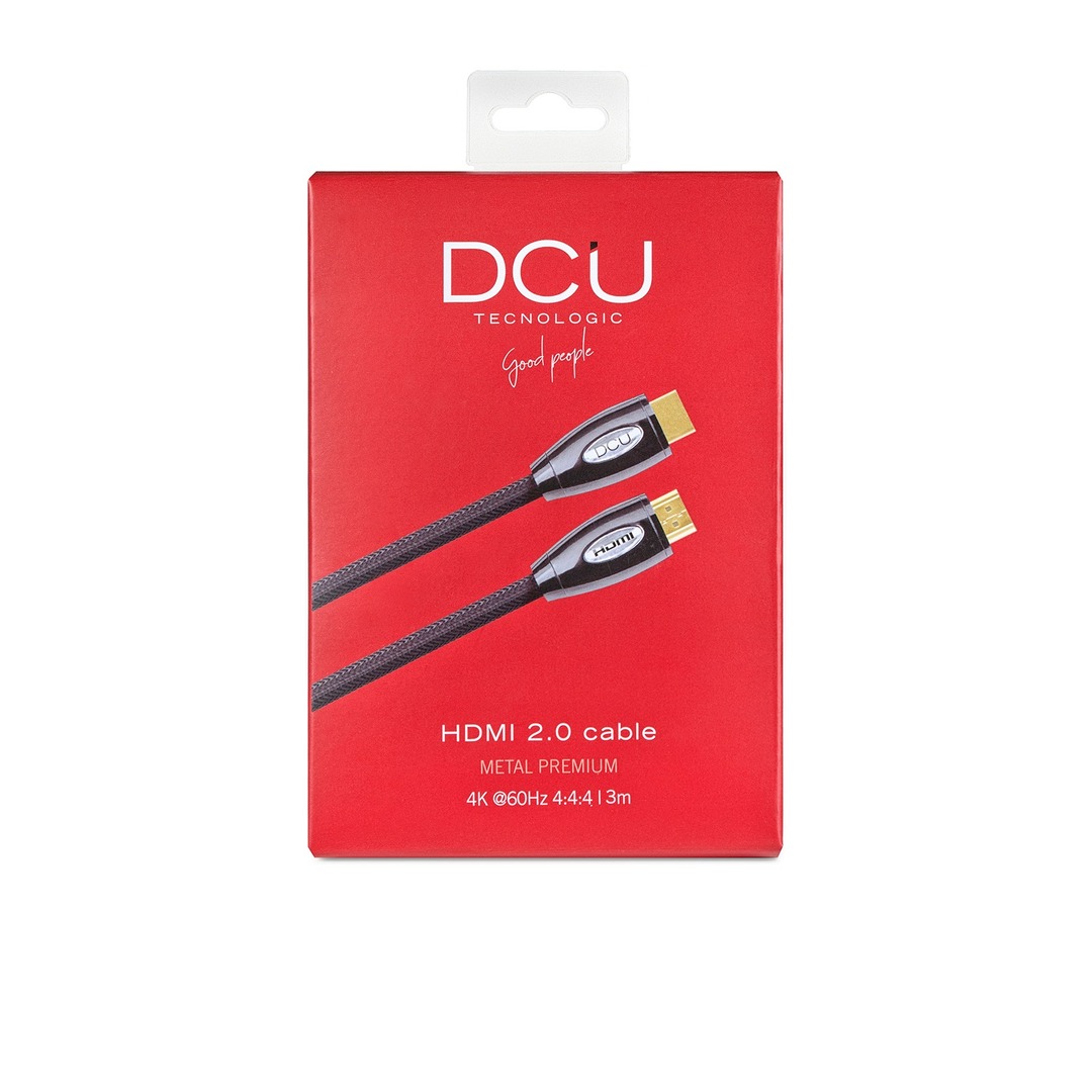 CABLE DCU HDMI M - HDMI M METAL 3M 4K