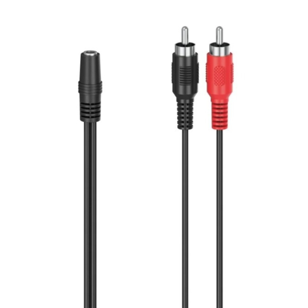 CABLE HAMA 00205186 AUDIO JACK 3.5MM H-2RCA M