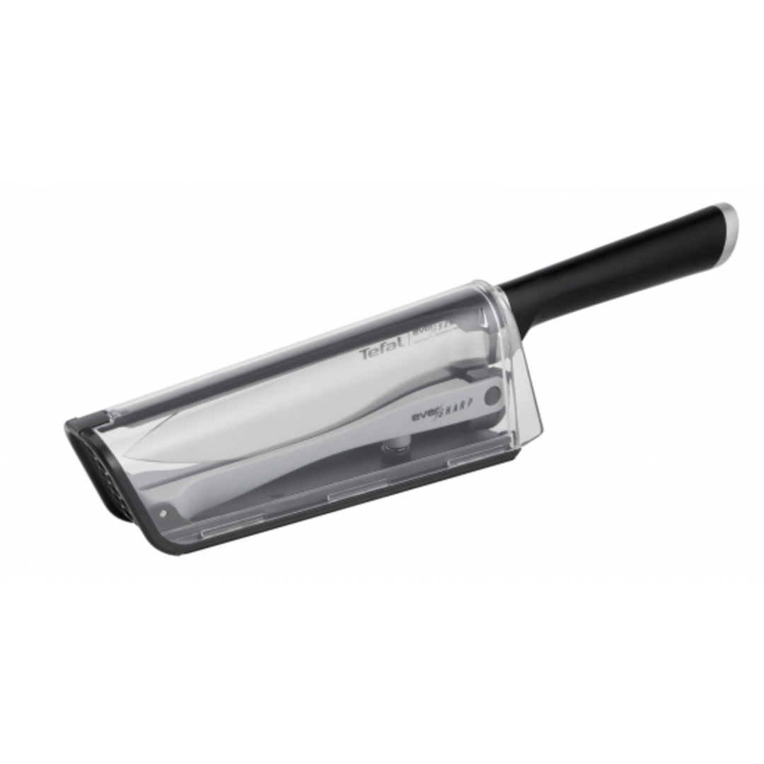 CUCHILLO TEFAL K2569004 16,5CM + FUNDA AFILADORA