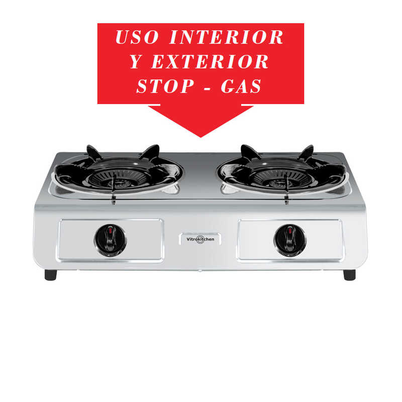 HORNILLO VITROKITCHEN 265IN INOX 2F GAS NATURAL