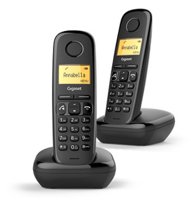 TELEFONO DECT GIGASET A270 NEGRO DUO