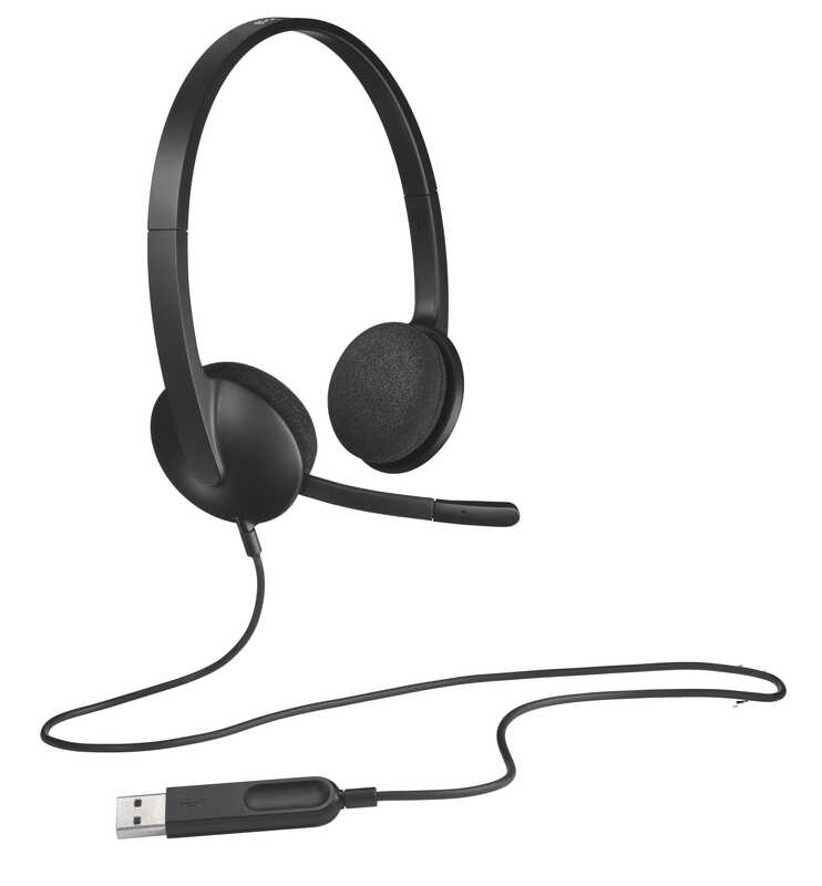 AURICULARES LOGITECH H340 CON MICRO CONEX USB
